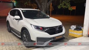 Honda CRV độ 4 Bi Led Laser | Đèn tăng sáng Aozoom