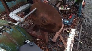 Диск по дереву на измельчитель веток. Процесс пошел. Часть 1