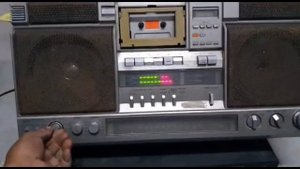 AKAI AJ-525 BOOMBOX GHETTOBLASTER RADIO CASSETTE RECORDER@IndianAntiqueHouse
