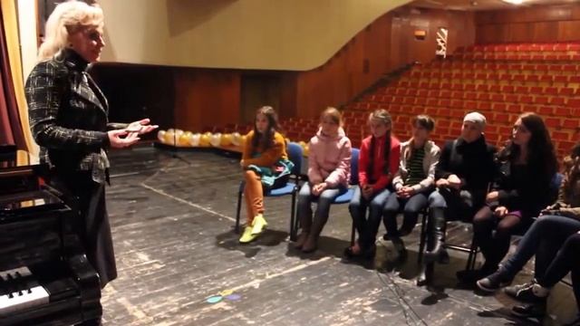 "Основные принципы вокальной техники в воспитании молодых певцов", мастер-класс по вокалу
