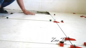 Наглядный пример Система выравнивания пола при укладке плитки форматом 600*600