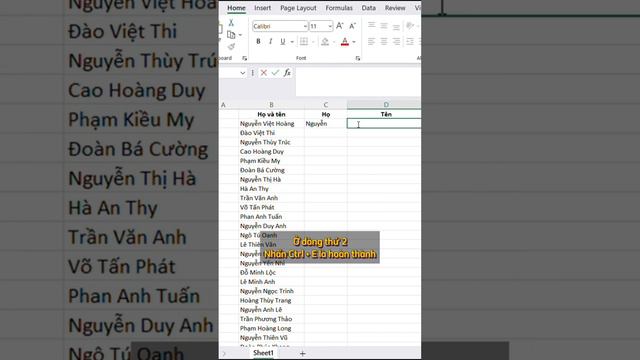 Những phím tắt mạnh nhất trong Excel mà ai cũng nên biết #daotaotinhoc #tinhocvanphong #excel