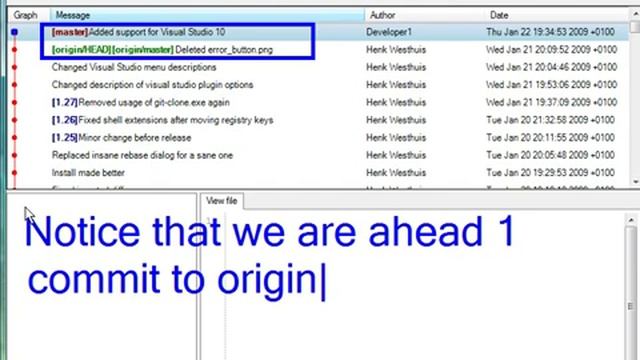 Git Extensions - 3 Push changes смотреть онлайн