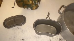 Котелок армейский кан титановый