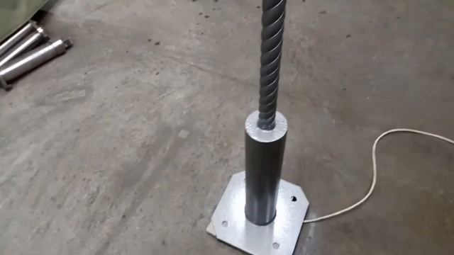 Уличный  светодиодный светильник на столбе - 