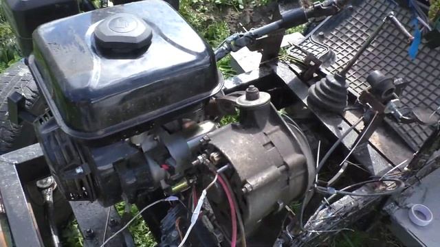 Подключаю генератор на минитрактор смотреть онлайн