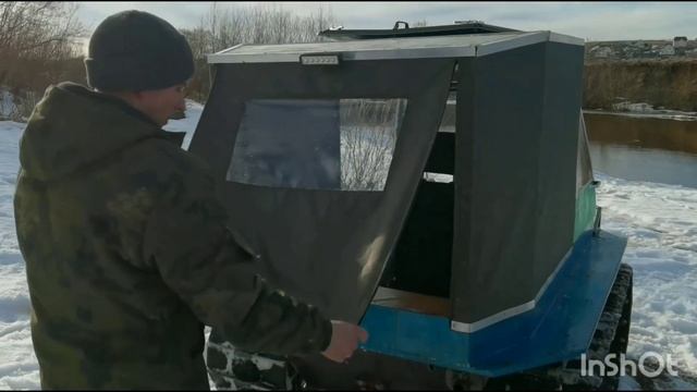 Обзор гусеничного вездеход и немного покатушек смотреть онлайн