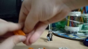 набор лего майнкрафт подводный страж, персонаж, и большой меч