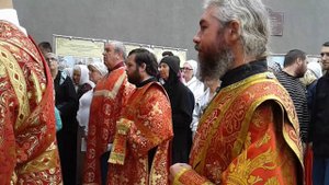 Молебеное пение Пресвятой Богородице 7.06.2016 г. в Екатерино-Лебяжской пустыне.
