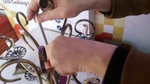 Инструкция по сборке люстры 5 ламп свеча на цепи Крепеж крючек!