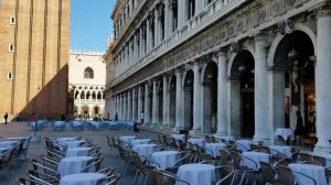 Cafe Florian,  Venice Italy.  2nd oldest coffee shop in Europe. Est. 1720