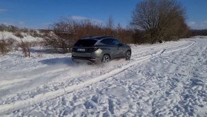 Hyundai Tucson (2021): How HTRAC (4x4) works on snow?