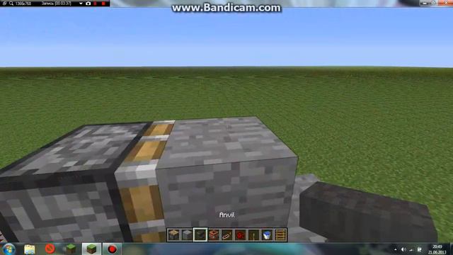 Minecraft - Anvil Пушка :D смотреть онлайн