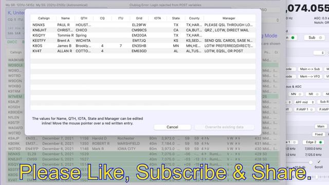 RUMLogNG Add QSO Data - WSJT-X смотреть онлайн
