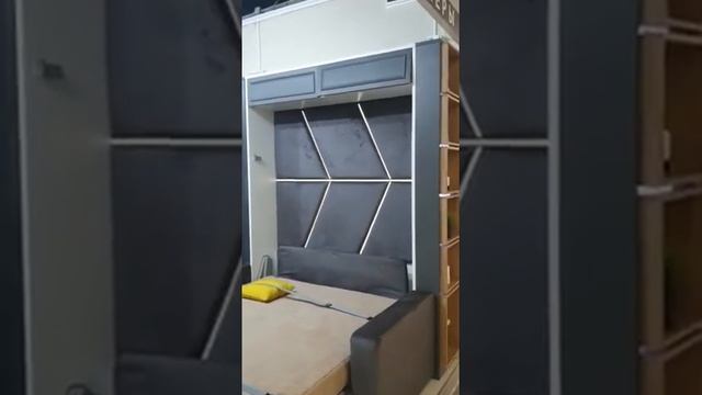 Шкаф-кровать трансформер с диваном | модель Фокстрот от TRANSMEB