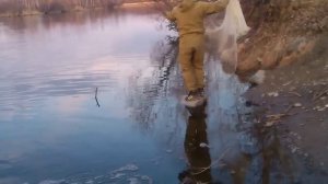 Кастинговая капроновая сеть диаметром 3,6м  фирмы АХТИ