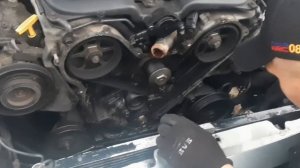 Крайслер LHS. Замена сальника коленвала и ГРМ