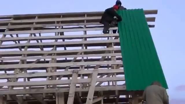 Крыша из профнастила монтаж инструкция по укладке профнастила