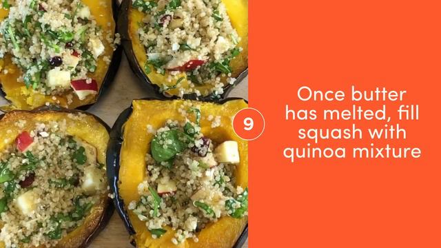 Quinoa Stuffed Acorn Squash ~ Demos to Di for смотреть онлайн