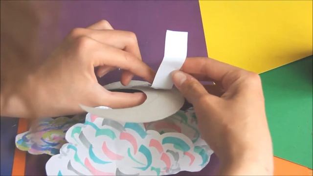 DIY: 3D картина. Луна со звёздами на фоне облаков. смотреть онлайн