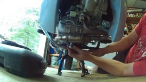 Oil Change Honda Super Cub 2019