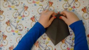 Как сделать галстук из бумаги. Объемный галстук из бумаги.