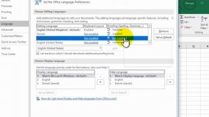 How To Change The Editing Language On Excel 2016 (QUICK & EASY) - Microsoft Excel Language Settings