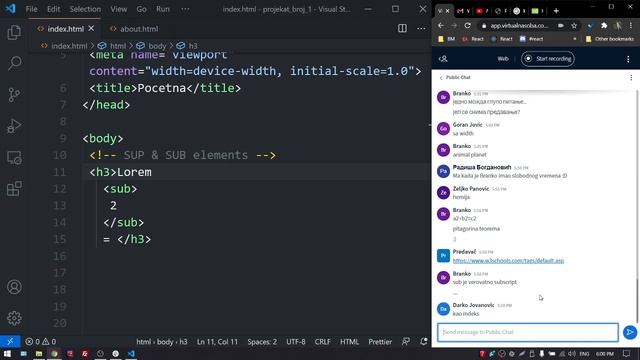 Web programiranje za početnike (HTML/CSS/JS) - Predavanje Drugo смотреть онлайн