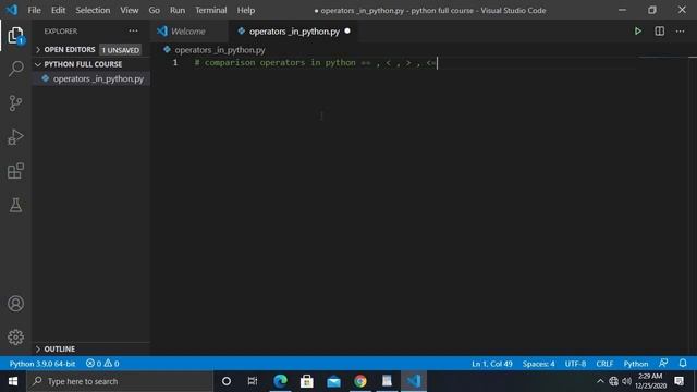 operators in python in details with notes l Python full course  l Tutorial #3