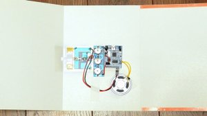 как собрать открытку с музыкальным модулем BUSB06M