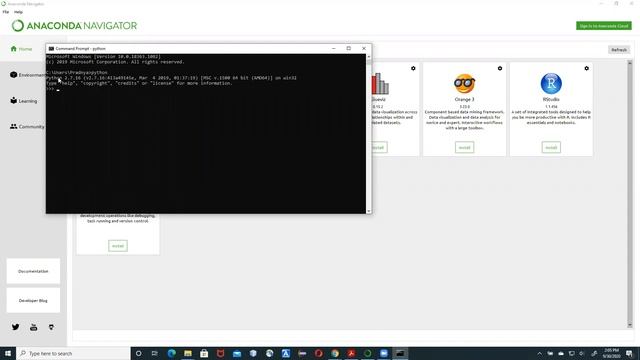 Set Up Python Environment