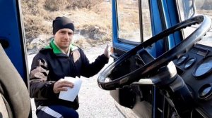 Работа на газ 3307, дал жене прокатиться