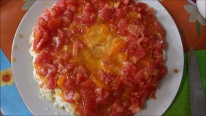 Салат со сметаной, слоеный салат овощной, салат для детей, РЕЦЕПТЫ, РЕЦЕПТ САЛАТА