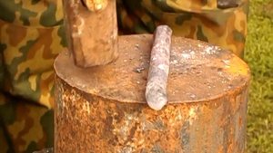 Загибаю лыжи Делаю заготовку для будущего ножа.