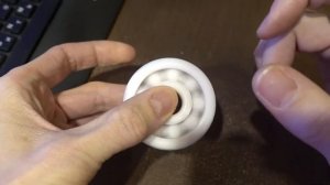 подшипник на 3D-принтере из PLA (3d printed ball bearing for filament spool holder)