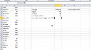 Spreadsheets   Advanced Formulas Introduction