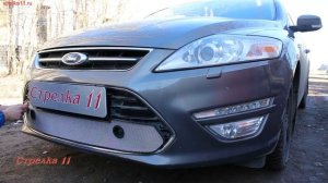 Защита радиатора для FORD MONDEO 4 с парктроником 2011-2015г.в. (Хром) - strelka11.ru