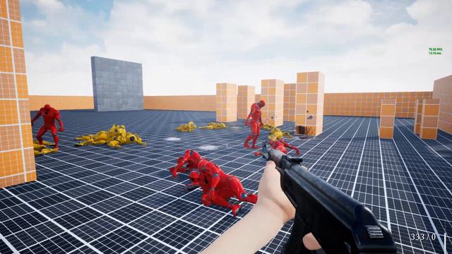 Zombie AI - Getup from Ragdoll blended to Physical Animations #4 | Unreal Engine смотреть онлайн