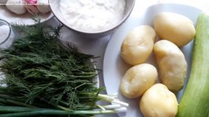 აკროშკა Окрошка на мацони / Любимый рецепт окрошки