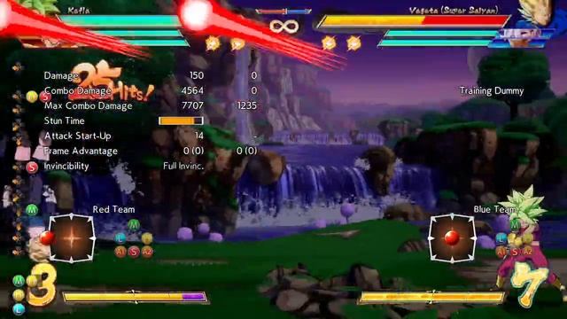 DRAGON BALL FighterZ - Kefla rejump combo v1.21 смотреть онлайн