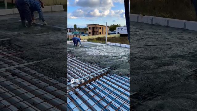 Заливка монолитной плиты перекрытия по несьемной опалубке смотреть онлайн