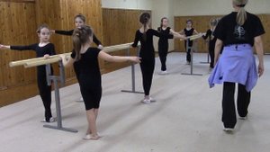Урок хореографии в художественной гимнатике. Часть 2