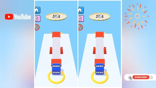 Jelly Run 2048 | All Levels Gameplay | Android, iOS | Satisfying Mobile Games | New Skin смотреть онлайн