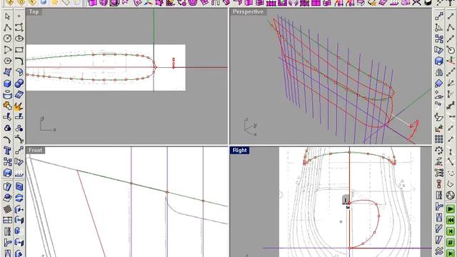Часть 4. Отрисовка шпангоутов смотреть онлайн