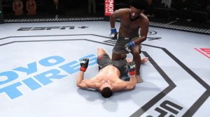 ПЕТР ЯН VS АЛДЖАМЭЙН СТЕРЛИНГ UFC 4 CPU VS CPU