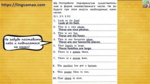 Барашкова 4 класс номер 22 (учебник английского Верещагиной) ГДЗ решебник