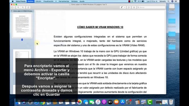 ? Cómo PONER CONTRASEÑA a un PDF en Mac  Encriptar