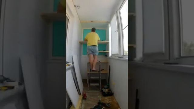 Процесс отделки балкона смотреть онлайн