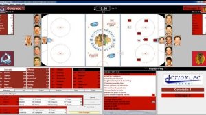 Action PC Hockey 2009 Colorado at Chicago Game 4 Replay