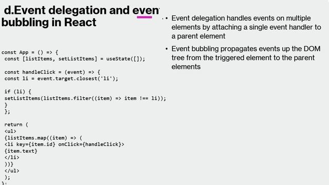 Event Handling in React